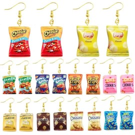 TuCute Hot Snack Bag Drop Dangle Earrings