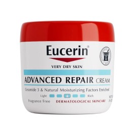 Eucerin Advanced Repair Cream Very Dry Skin Ceramide 3 Fragrance Free 16 oz