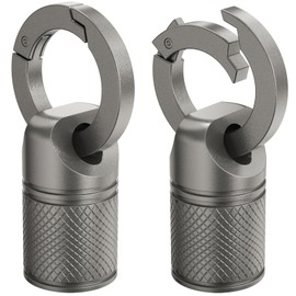 SKNOOY Quick Release Keychains for Cars, 2 Pcs Strong Magnetic Hooks, Detachable Magnetic Keychains, Heavy Duty Magnet Key Chains for Car Keys, Key Holders, USB Flash Drives, Trinkets