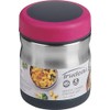 Trudeau Fuel Peak Stainless Steel Vaccuum Food Jar, Watermelon, 15oz