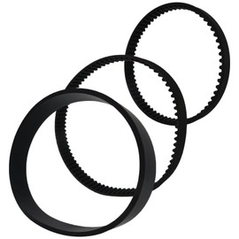 Replacement Belt Set Compatible for BXssell ProHeat 2X Revolution Pet Pro Plus: 1986, 1986R, Replace for 1611129/1611130/ 1606428, Rubber, Black, Easy to Replace GruDawu Update