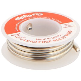 alpha fry AM33955 Cookson Elect 95/5 Lead-Free Solid Wire Solder, No Size, No Color