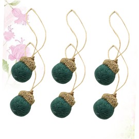 Totority 2pcs 6 1 DIY Wool Felt Pendant 6 Styles Green Pine Home Decor for School Hotel Store