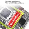 X79D 2.0 Computer Motherboard LGA2011 M.2 NVM Micro ATX Gaming