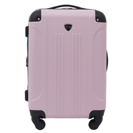 Travelers Club Chicago Hardside Expandable Spinner Luggages, Lilac, 20" Carry-On