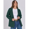 ANRABESS Womens Sweater Blazer 2025 Fall Cardigan Chunky Knit Jacket