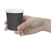 Fiesta Recyclable Hot Cup Single Wall Black, 6 oz, Sleeve