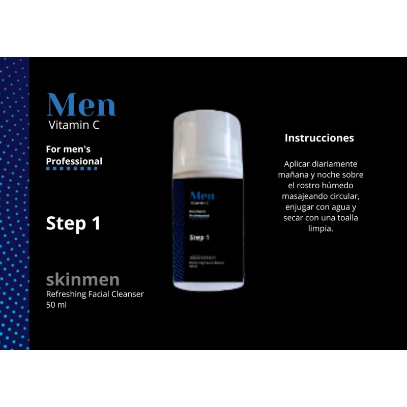 Kit Rutina Skincare Para Hombre Con Vitamina C Antiedad
