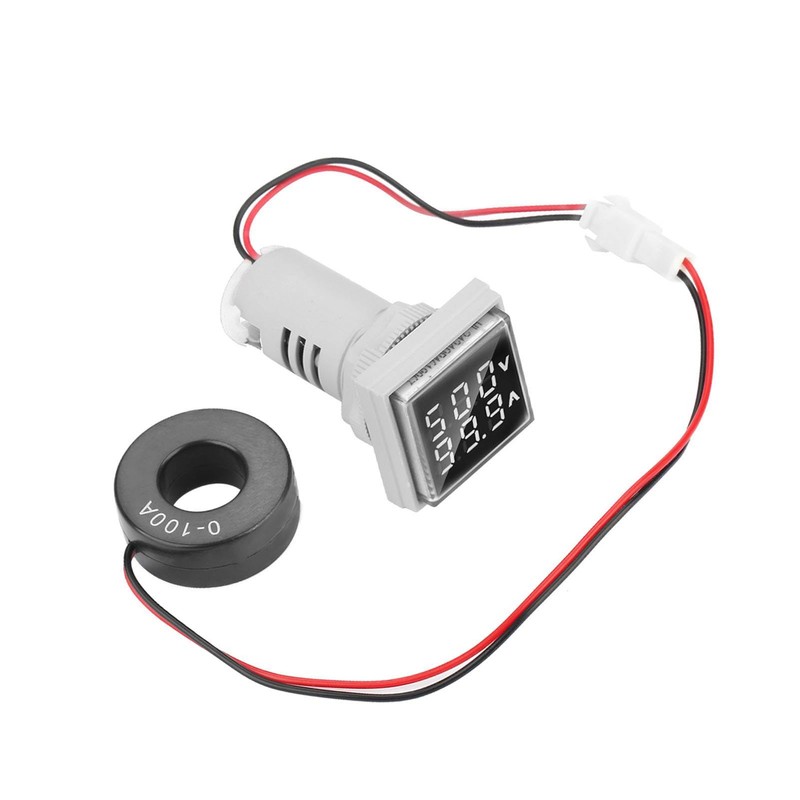 LED Digital Display AC Voltmeter Voltage Display 22 mm 0-100
