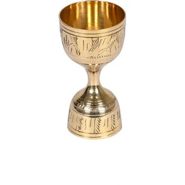 Engraved 30/60 ml Jigger Shot Glass, peg Measure - Made with Brass