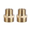 3/4" to 1/2" Brass Hex Nipple, Brass Pipe Fitting Reducing