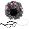 Cooraby 3 Piece 100 Days of School Grey Wig Grandma