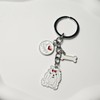 Harikaji Dog Keychain Ring, Cool Cute Pet Dog Keyring Bag