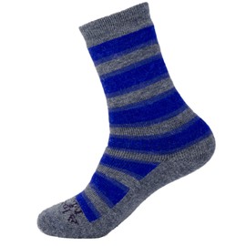 Unisex Alpaca Socks, Alpaca Wool Socks Hypoallergenic Unisex Socks With Terry Cushioning, Alpaca Socks Women Comfy Socks (Large, Blue)
