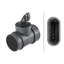 HELLA 8ET 358 095-341 Air Mass Sensor - Pipe-neck - without gasket / seal