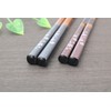 Ishida Chopsticks, Made in Japan, Black/Red Body Size: Chopsticks: 9.1