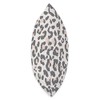 Chic Blush Pink & Gray Leopard Animal Print Pattern Throw