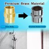 Brass Pipe Fitting-1/2" NPT Female×1/2" NPT Female Pipe Coupling-Chrome Plated