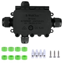 KLJ Outdoor Junction Box,ip68 Waterproof Junction Box,4-Way B Outdoor Junction Box Waterproof,Underground Electrical Junction Box,Waterproof Junction Box Outdoor 5-12mm Electrical Junction Box
