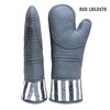 RED LMLDETA Heat Resistant 550 Degree Oven mitt, Silicone Oven