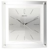 Seiko Wall Clock Quiet Sweep Second Hand Clock Silver-Tone Metallic