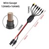 Leehitech 1M/3.28FT 6 in 1 Solar Panel Charging Cable, 16AWG