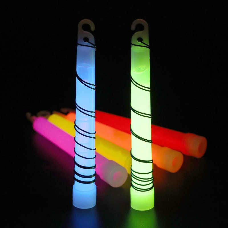 Trimming Shop Premium Neon Glow Stick, Individually Packed with Lanyard,