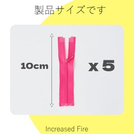Small Doll Clothes Zippers 5 Pieces 3.9 inches (10 cm) Open Zipper Doll Clothes Accessories DIY Craft Accessories 6