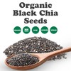 Food to Live - Organic Black Chia Seeds, 8 Ounces