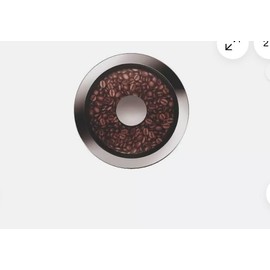 Jura 74047 Platinum Silver Knob Coffee Bean Lid For ENA 8 in White, Black,and Red color Models