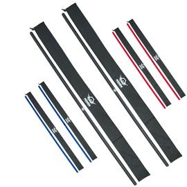 Martial Arts Armory Foam Padded Bo Staff with Carry Bags, Training and Practice Set, 2-Pack (Black, 4 ft.)