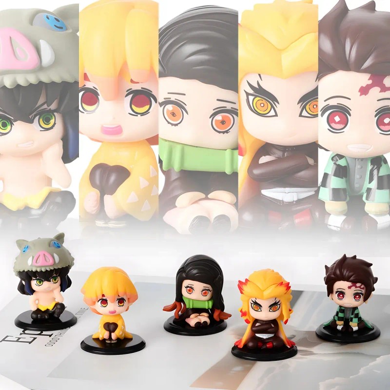 15pcs Figuras Demon Slayer Anime Nezuko Juguetes Colección