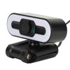 4K Webcam Built in Microphone Super Bright Fill Light Auto