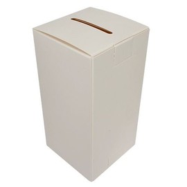 50X Square Donation Can or Fundraising Charity Box Cardboard Pack of 50 Boxes