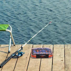 Bait Organizer,Waterproof Tackle Utility Box - Portable Lightweight Jig Hooks Accessories Case For Camping Travel Outdoor Adventures