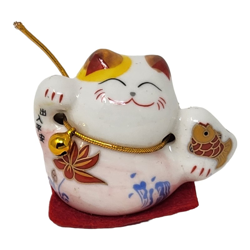 Starlet24 Set of 5 Chinese Lucky Cats Ceramic Decorative Lucky