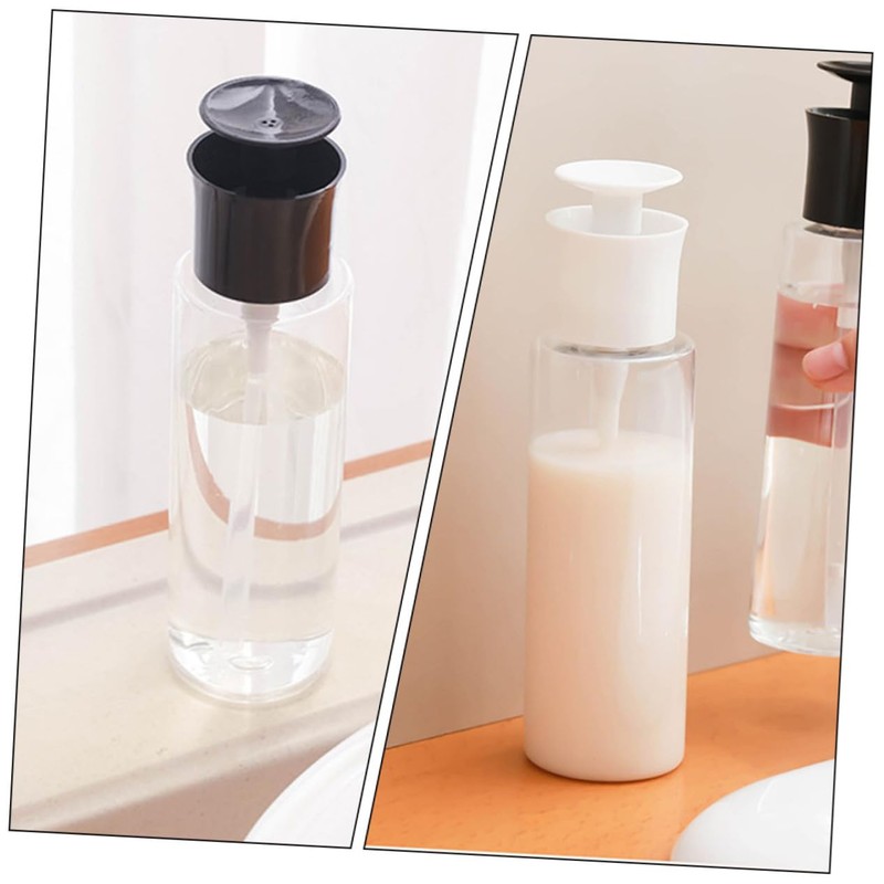 Alipis Kitchen Soap Dispenser Set 2 Lotion Pump Bottles Refillable