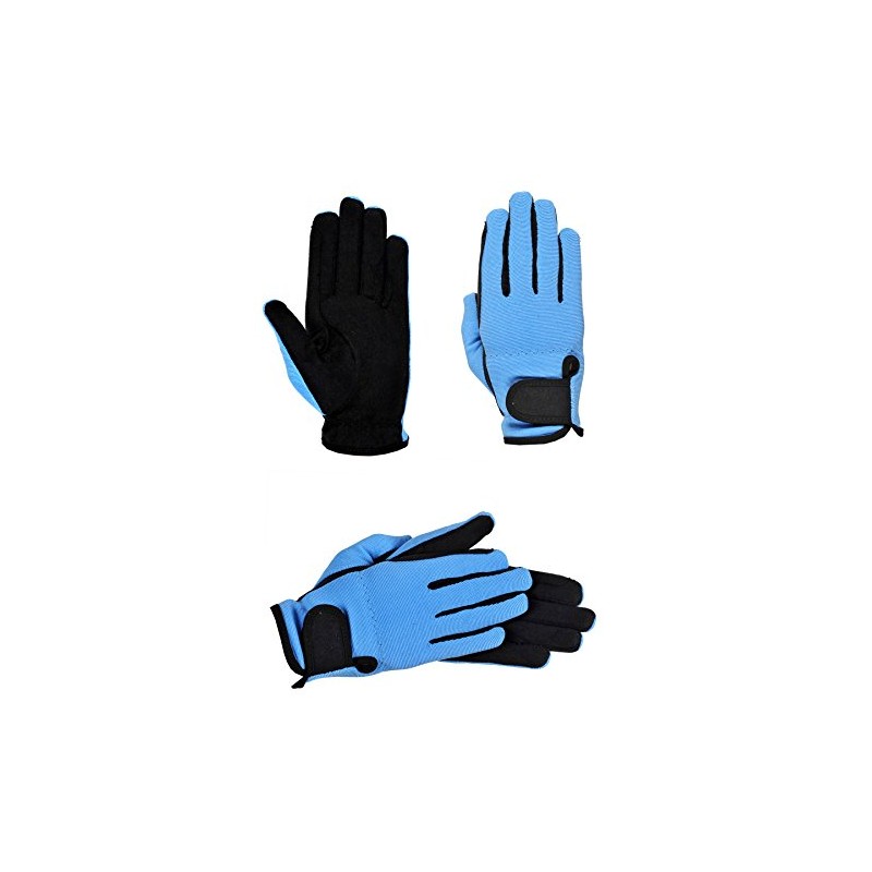 Riders Trend 1007064 Riding Gloves black Black/Blue Size:S