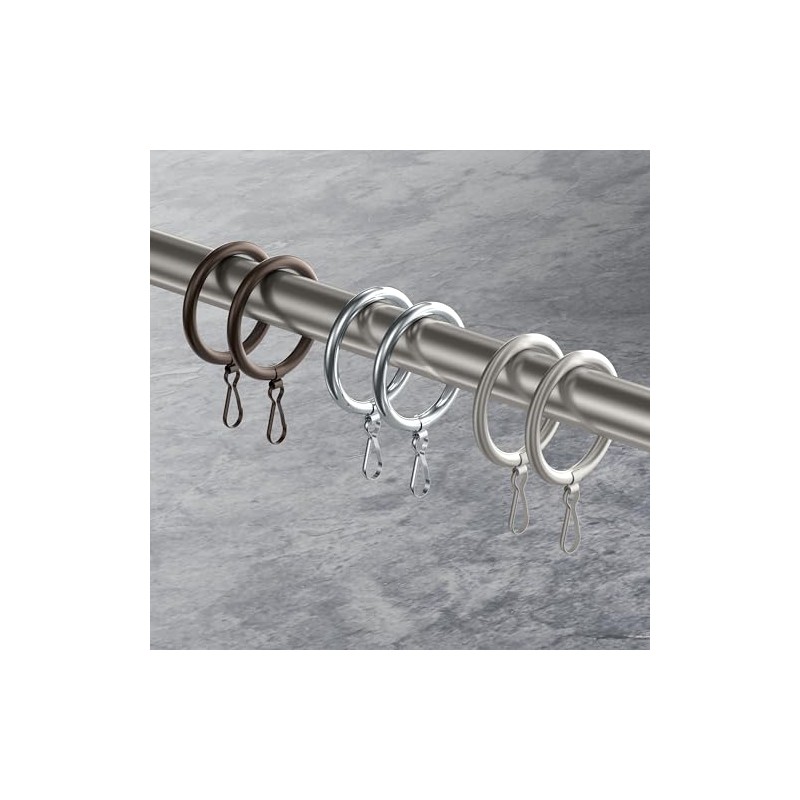 Gatco 834 Shower Curtain Ring, Chrome