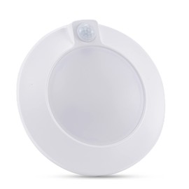 CLOUDY BAY Motion Sensor Ceiling Light Indoor,120V CRI90 10W 5000K Bright Day Light,6.5 inch LED Flush Mount Ceiling Lighting Fixture for Garage,Walk-in Closet,Attic,Pantry Wet Location White Finish