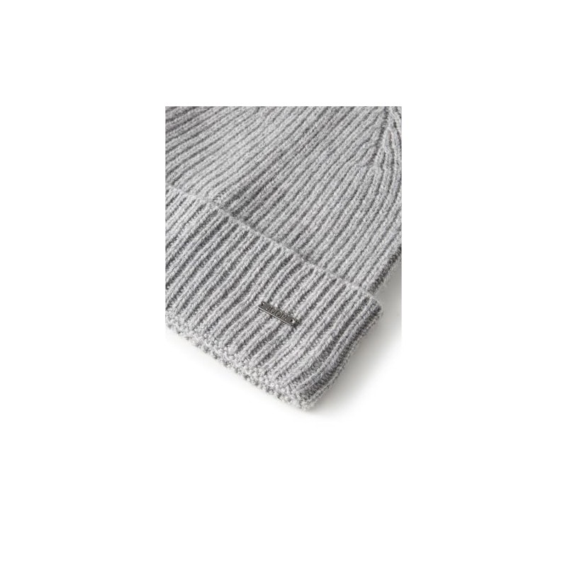 Joop! Men's Warm Knitted Hat 100% Cashmere, Grey041