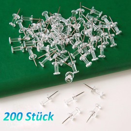 CALLYSONIC Pack of 200 push pins, push pins, push pins, can staple photos, calendars, sticky notes, reminder strips, pin boards, cork