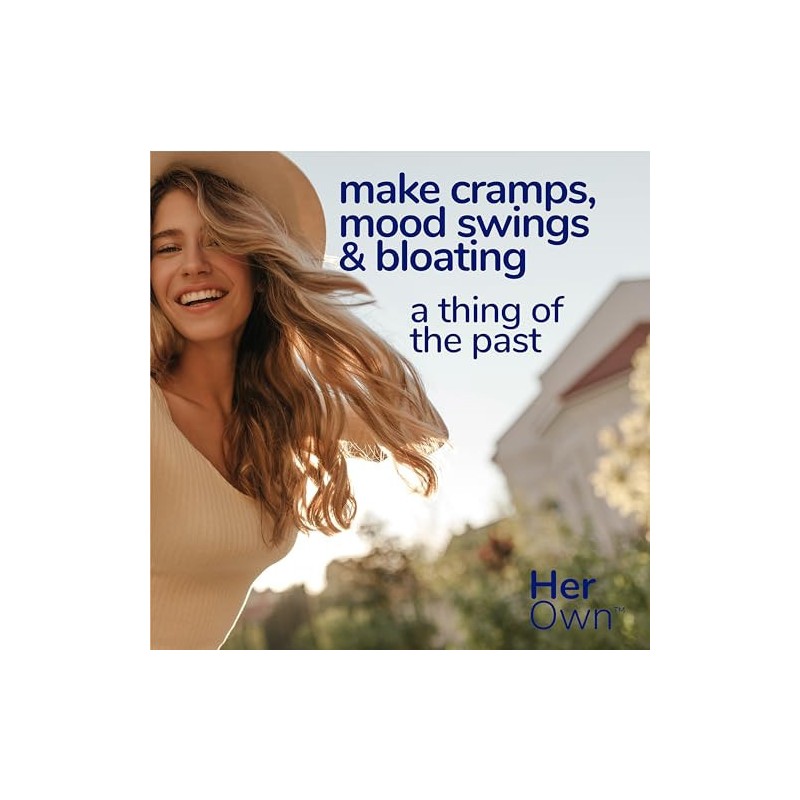 Her Own PMS Support Capsules Natural Relief for Cramps Mood