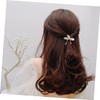 Beavorty Duckbill Hair Clip Tassel Rhinestone Hairpin Fashion Non-slip Hair