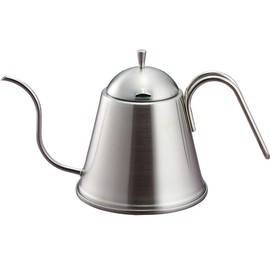 KOGU Shimomura Kettle Coffee Drip Pot ITTEKI [Made in Japan] Stainless Steel Thin Mouth Direct Fire Induction Compatible 23.7 fl oz (700 ml) Stainless Steel Handle Outdoor Gift 40438 Tsubame Sanjo