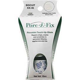 Porc-A-Fix Touch Up Repair Glaze to Match Kohler, Biscuit (KK-46)