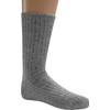 Normani 3 Pairs Wool Socks 100% Sheep’s Wool, grey, 43-46