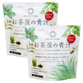 つぼ市製茶本舗 お茶屋の青汁 3g×30ｐ（2袋） 国産 大麦若葉 緑茶 食物繊維 オリゴ糖 スティック 粉末