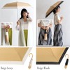 VITAFELICE vsgz-452z Women's Folding Parasol for Rain or Shine, Light