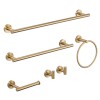 Elegant Lever Design Bathroom Accessories Single Towel Bar Robe Hooks